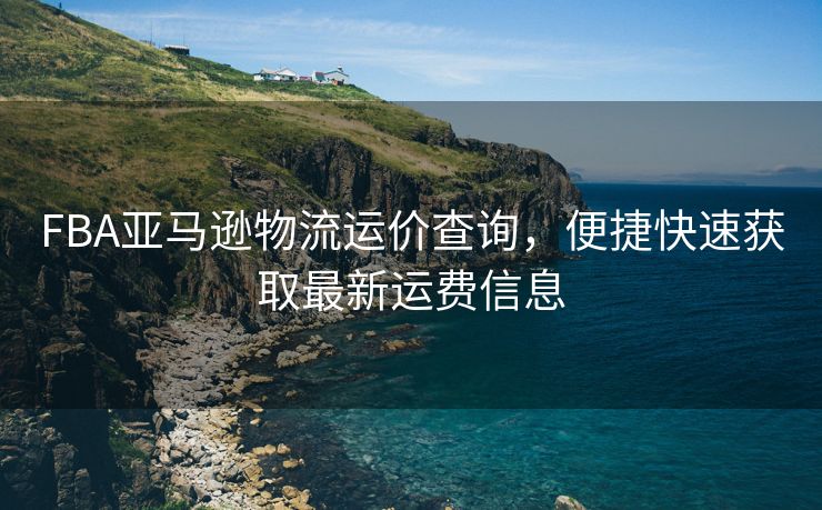 FBA亚马逊物流运价查询，便捷快速获取最新运费信息