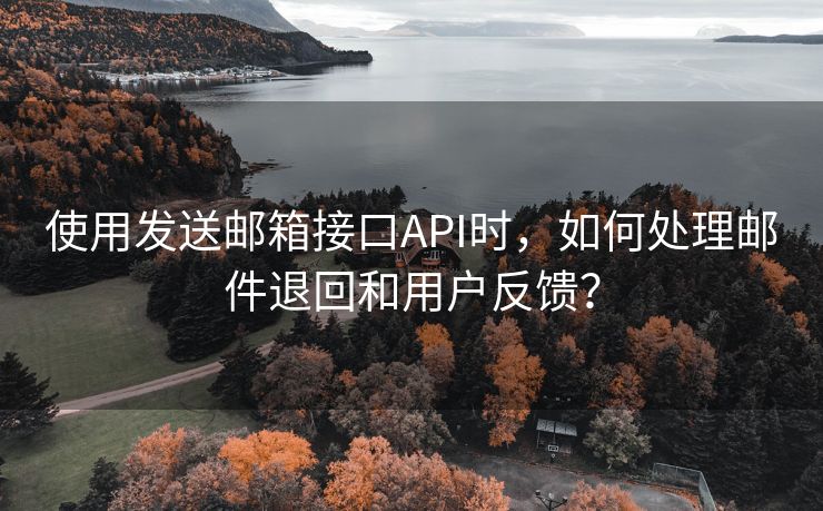 使用发送邮箱接口API时，如何处理邮件退回和用户反馈？