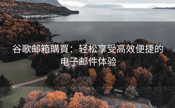 谷歌邮箱購買：轻松享受高效便捷的电子邮件体验