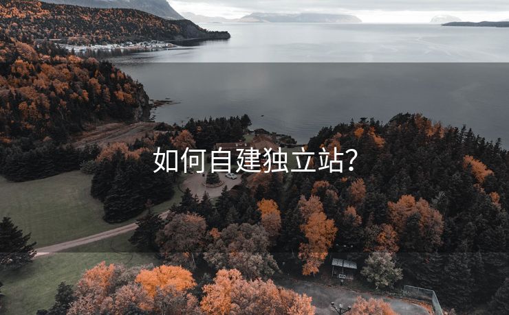 如何自建独立站？